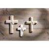 Mud Pie Wood Bead Cross, Medium, 8.5" x 6.2"