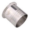DERNORD 3" Tri Clamp to 3" Hose Barbed Adapter SUS304