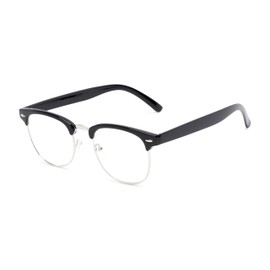 Readers.com Reading Glasses: The Jet Setter Reader, Metal Browline Style for Men and Women