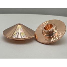 CZlewan 10Pcs Laser Cutting Nozzle, Single Layer Laser Nozzles Laser Welding Nozzle for Raytools WSX Precitec Boci Laser Cutting Head, Caliber 2mm M14 H15