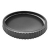 HOMOW Nonstick Tart Tin with Removable Bottom, Heavy Duty Removable