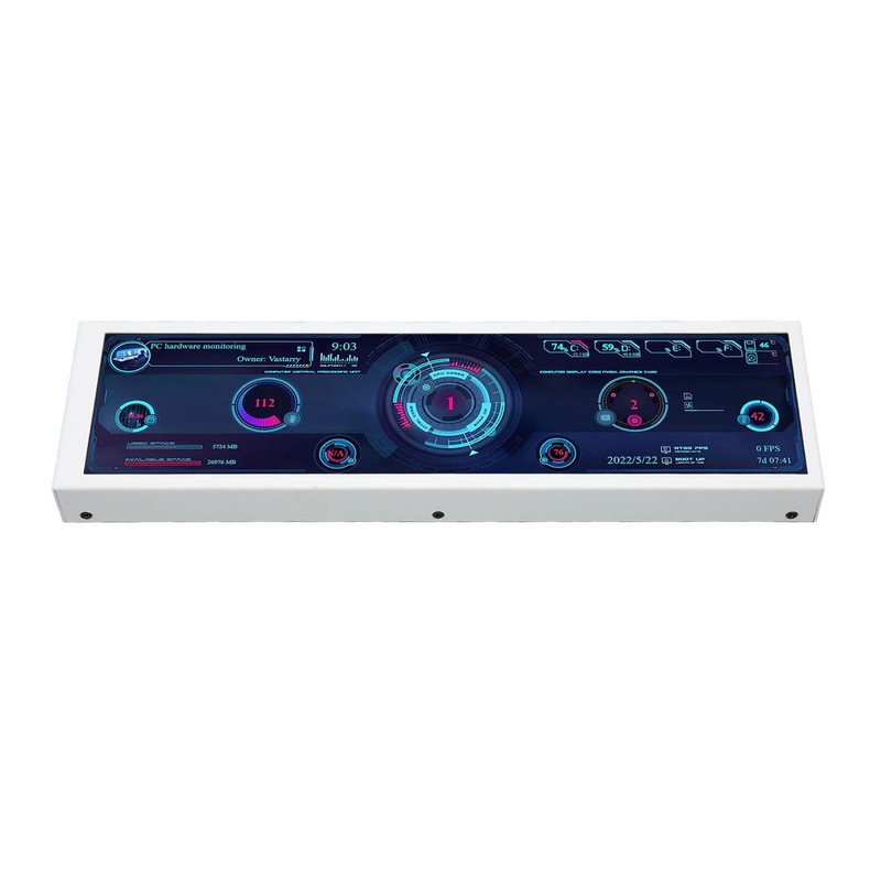 Computer Temp Monitor 8.8 Inch IPS Theme Editor Auto Off