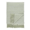 Catherine Lansfield Stab Stitch 125x150 cm Blanket Throw, Sage Green