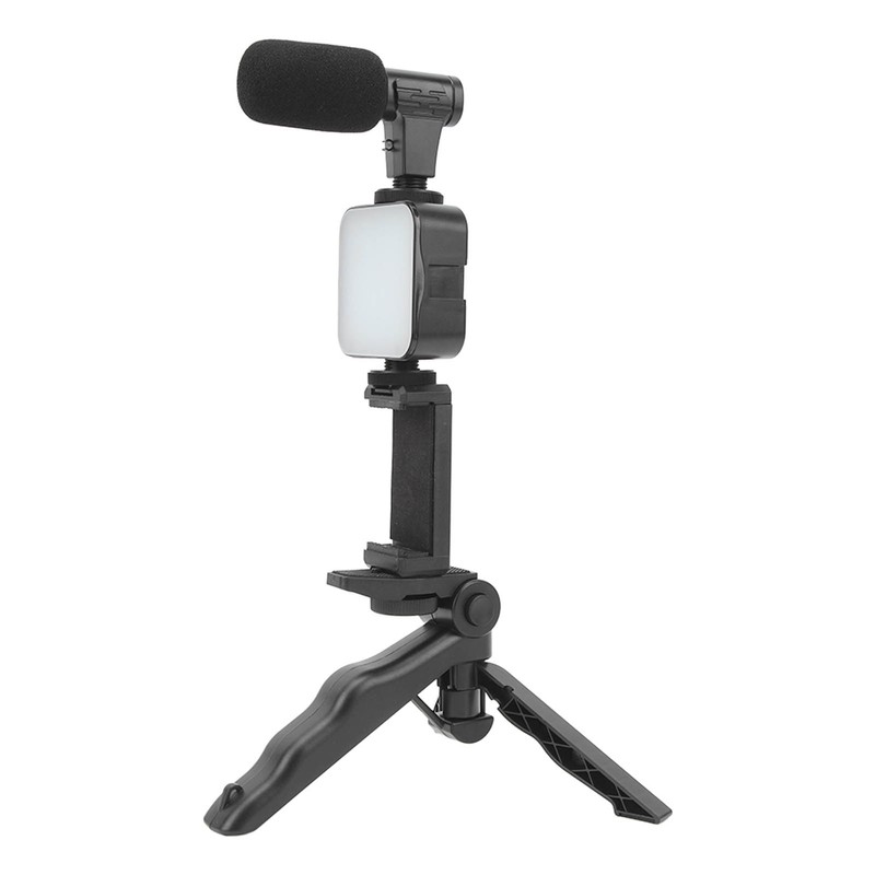 LED Video Light On Camera Accessories Kit Bundle Includes LED