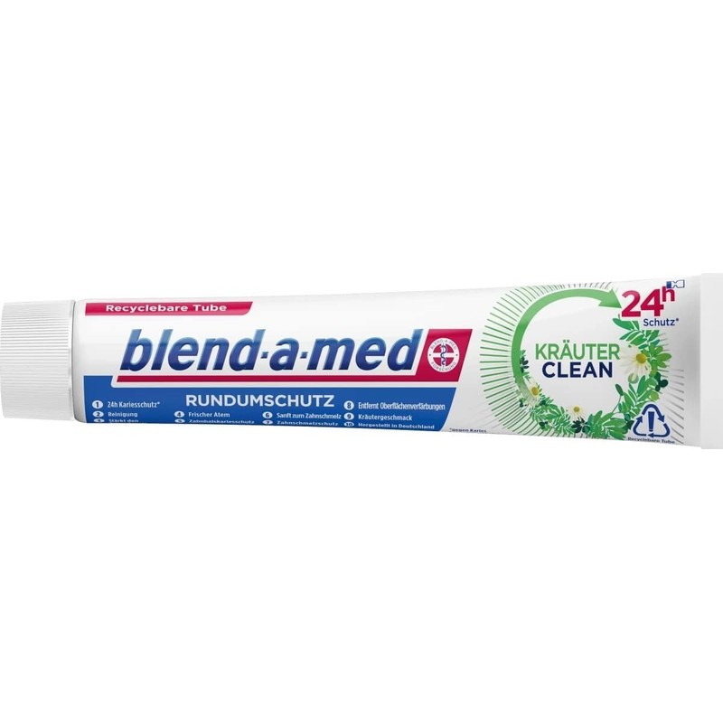 2 x Blend-a-med Herbal Clean All-Round Protection Toothpaste – Each