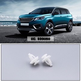 EMSea Pack of 50 Mounting Clips for Interior Door Panels 699050 Compatible with Peugeot Compatible with Citroen Saxo Xsara Berlingo Body Side Skirts Planking Mounting Clips