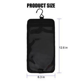 Zpana Handicap Placard Holder for Car, Transparent Handicapped Parking Permit Holder Protector with Large Hanger & Strap, Disabled Permit Sign Hanger Sleeve, Universal Fit