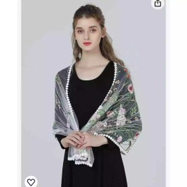 Handmade Embroidered Shawl