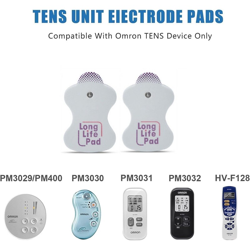 AGAM Life Long Compatible with Omron TENS Unit Replacement Electrodes