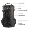 Multi-functional Large Capacity Fishing Backpack Outdoor Travel Camping Fishing Rod