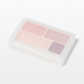 MUJI OAP58A4S Eye Color 4 Color Type, Coral, 0.16 oz (4.5 g)