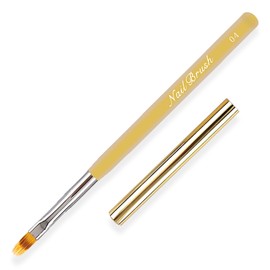 SILPECWEE 1pc Ombre Nail Brush Acrylic Nail Art Brushes Nail Gradient Brushes Nail Painting Pen Ombre Brush for Gel Nails Manicure Design Brush Nail Art Tools