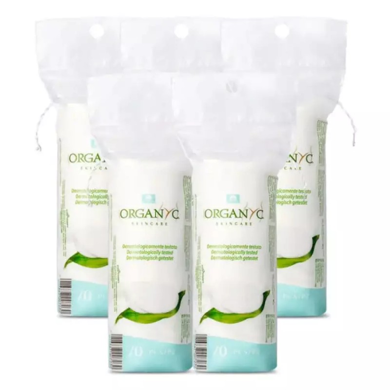 Colman 콜만 오가닉 뷰티패드 화장솜 70매 x 5 Coleman Organic