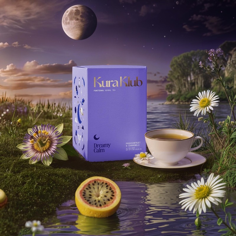 Kura Klub Nighttime Sleep & Relaxation Tea — Chamomile &