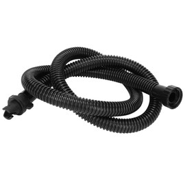 Paddle Board Pump Hose SUP Adapter Set - Inflation Tube Corrugated Plastic Hand Pump Valve Connector Swivel, Replacement Accessory for Inflatable Boat Raft Kayak Surfboard Mattress, Black