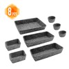 POTTIIS 8pcs Drawer Organizers, Separators, Storage Box,Felt Storage Bins Inserts