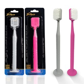 Big Mouth Manual Tooth Brush - Wide Head Soft Toothbrushes for Adults - Premium Quality Large Head Soft Bristle Toothbrush for Maximum Coverage, Designed for Ages 12 and Up, Efficient Brushing (2)