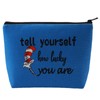 G2TUP Bolsa de cosméticos Broadway inspirada en la música Seuss