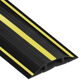 Eapele 10ft Floor Cord Cover, 3 Channels Cable Protector, Heavy Duty Cord Hider Extension Cord Cover, Cord Covers for Wires on Floor Prevent Trip Hazard, Extension Cord Covers for Outside