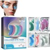 Bluemega Mascarillas para Ojos, 12 Unidades, Parches de Colágeno Marino