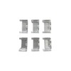 Clear 5/8" x 1/2" Window Grid Retainers - pack of