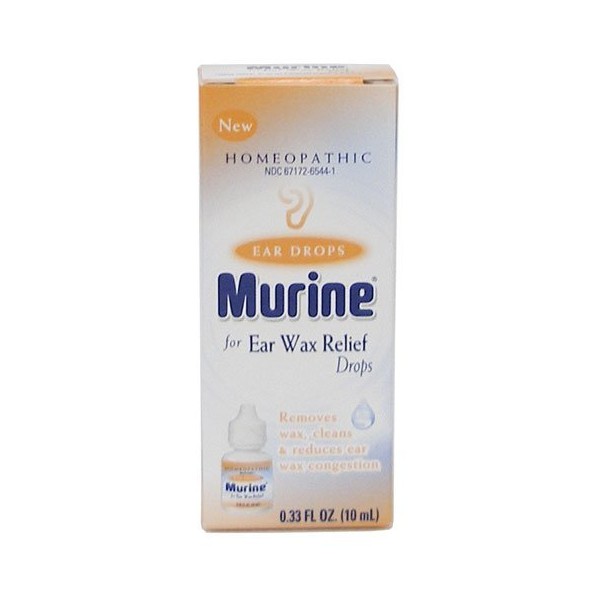 Murine Homeopathic Ear Wax Relief Drops: 0.33 OZ
