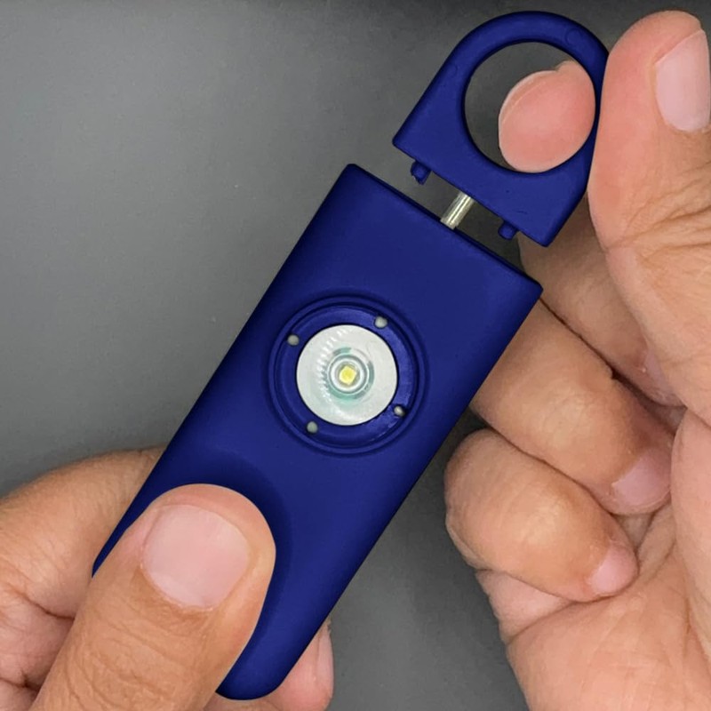 Spartan Defense Personal Safety Alarm Rechargeable (Indigo)