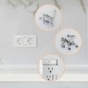 100 Pcs Wall Plate Screws, Outlet Plate Screw, 4 Length,