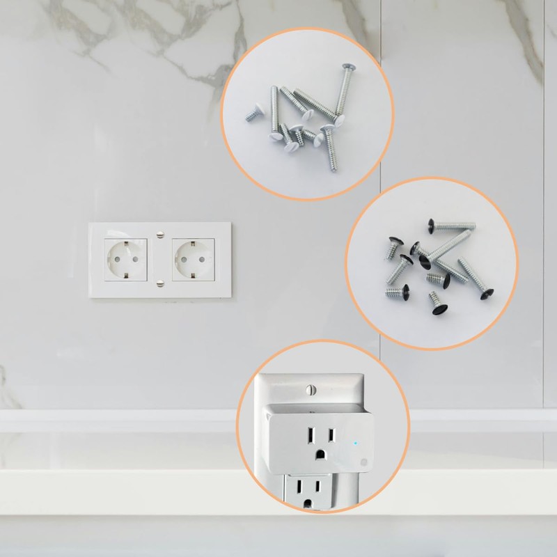 100 Pcs Wall Plate Screws, Outlet Plate Screw, 4 Length,