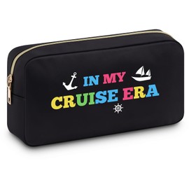 Cruising Gifts for Women Friends Makeup Bag Cruising Themed Gift Cosmetic Bag Gifts for Cruising Lovers Summer Vacation Gifts Beach Weekend Gifts for Women Sister Daughter