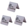 ABOOFAN 3pcs No Smoking Signs Metal No Smoking or Table