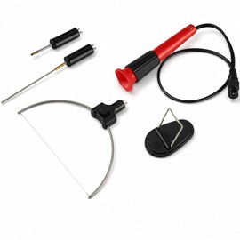 KOMBO - Tagliapolistirolo Elettrico 3 in 1 con Arco a Filo, Lama e Punteruolo – Kit per Polistirolo e Polistirene con Filo di Ricambio e Supporto, Raggiunge 150°C in pochi secondi