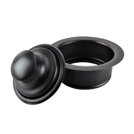 Keeney K5417VB Universal Garbage Disposal Flange and Stopper, Fits Standard 3-1/2-Inch Openings, Venetian Bronze