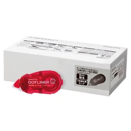 KOKUYO TA-D403-08X10 DOTLINER Glue Tape Refill, Strong Adhesion, 10 Pieces, Red