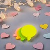 1200 Speech Bubble Shaped Sticky Notes - Bright Sticky Pads