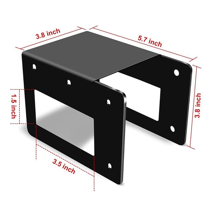 Acheterry 8 Pack Firewood Log Storage Rack Bracket Outdoor, Adjustable