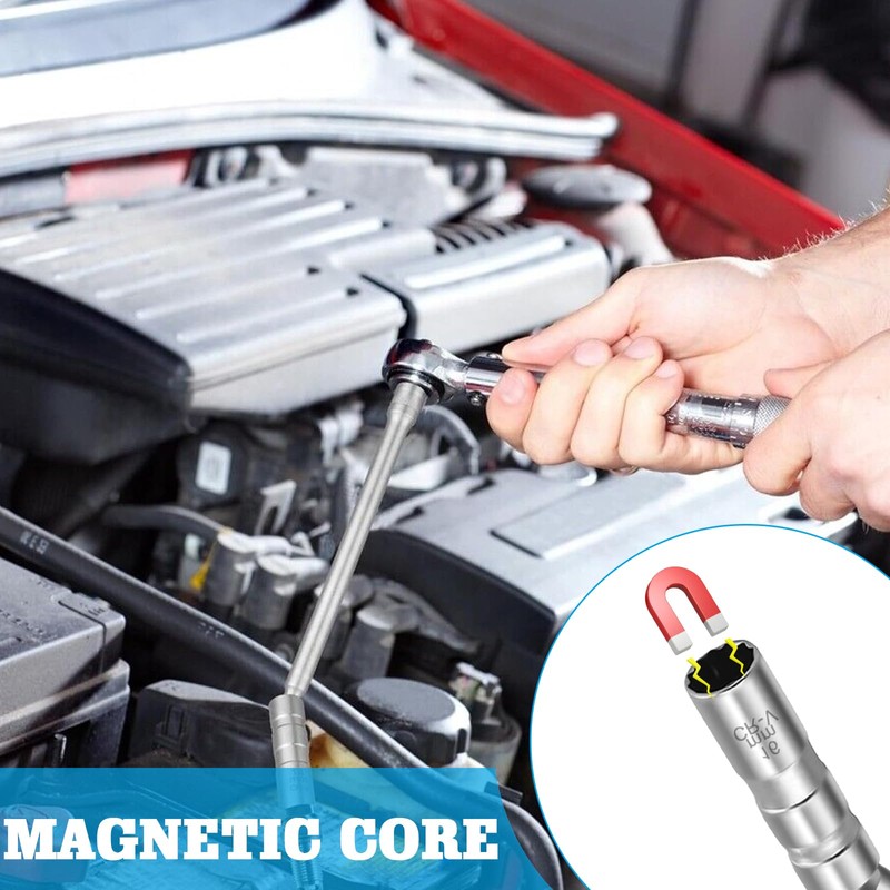 Spark Plug Wrench 30 cm Extension 3/8 Inch: HOMURY Spark