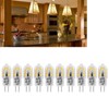 10Pcs Bi Pin Bulbs 12LED 1.2W G4 LED Bulb for