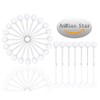 AnMiao Star 200 PCS 1/8 Inch Map Tacks (White)