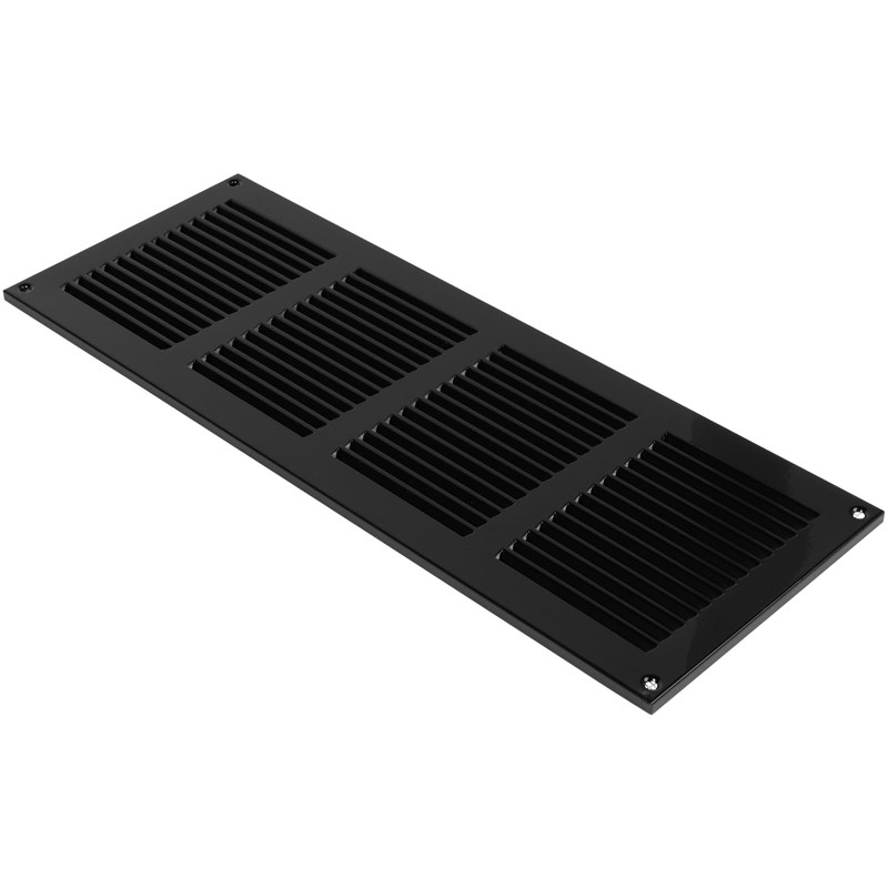 Vent Systems 16" x 6" Inch (Overall Dimensions) - Black