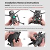 Bnineteenteam Drone Folding Landing Gear, ABS Drone Height Protector Extended