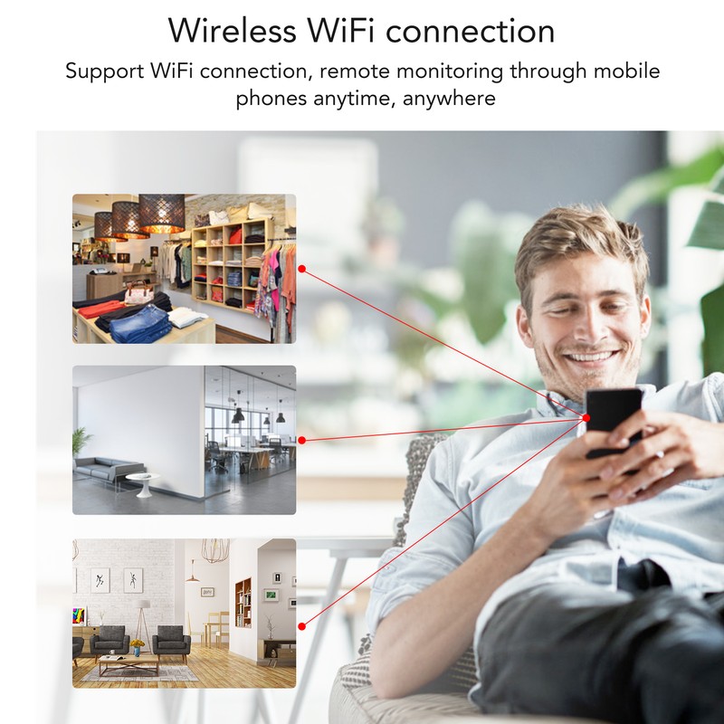 Wireless WiFi Camera Multifunction Night Vision High Definition 720P Home