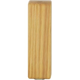 Straight 5" Solid Red Oak Tap Handle