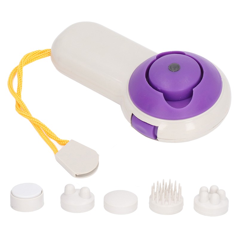 5 in 1 Handheld Massager Battery Powered Wear Resistant Ergonomic