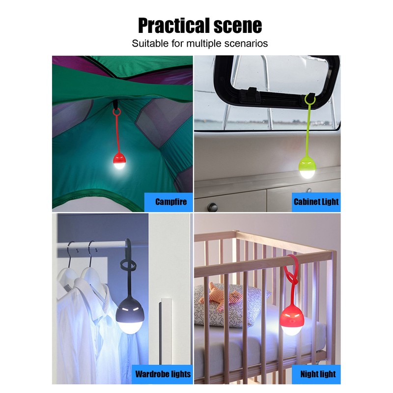 USB Rechargeable Night Light Silicone Lamp Mini Bedside LED Lamp