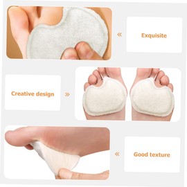LIFKOME 2 Pairs Moisture Absorbent Toe Filler Inserts for Women Comfortable Outdoor Metatarsal Pads Felt Foot Pads