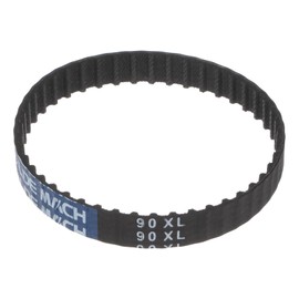 sourcing map 90XL 037 Timing Belt 45 Teeth Rubber Geared Cogged Belt, 0.37" Width, 0.20" Pitch Industrial Drive Belt