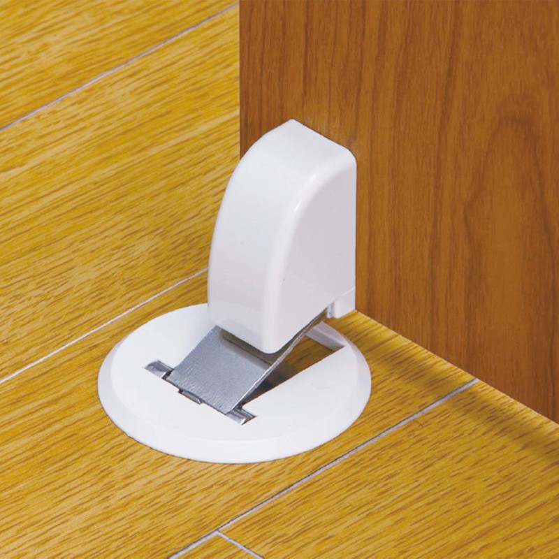 Shimizu SH-TMG40W Smart Door Catcher, Magnetic Door Stop, White, New