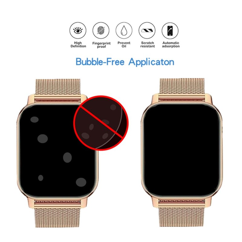 MIHENCE Screen Protector Compatible with Tisoutec G89 Pro Smartwatch 1.85
