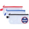 DL Tuff Bag Zip Wallet Clear Plastic Wallets Zipped Pouch